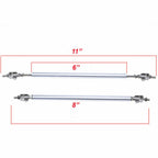 Blue Adjustable 8-11" Front Bumper Lip Splitter Strut Rod Tie Bar for Subaru (2013-2023)