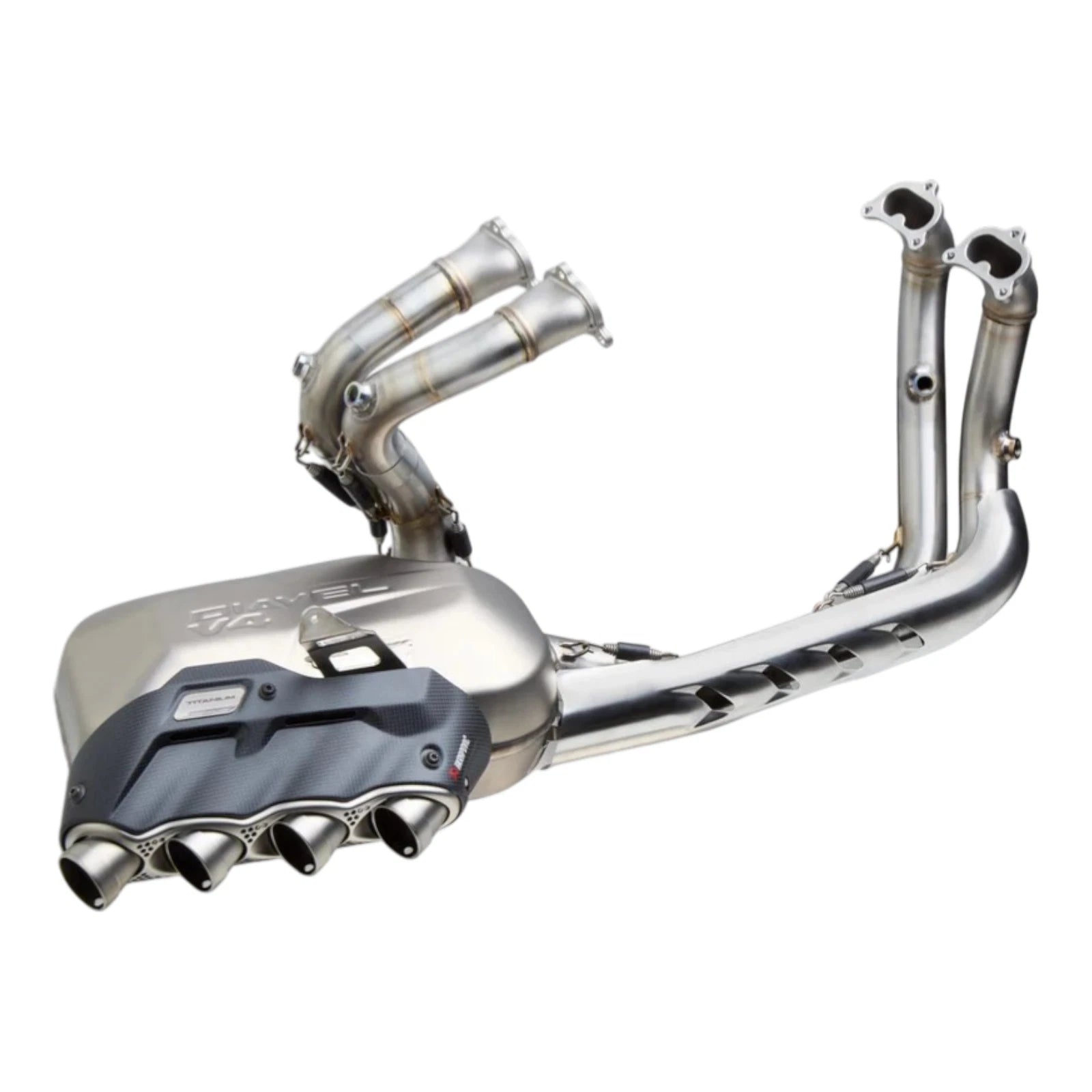 Akrapovic Full Exhaust for Ducati Diavel V4 (2023–2026) 96482172AA Titanium