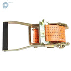 Set of 8 2-Inch x 15-Foot Orange E-Track Ratchet Straps 4000 lbs