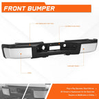 Rear Bumper for Silverado Sierra 2500/3500HD (2011–2014) w/o Sensor Hole, License Lamps