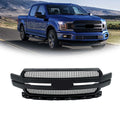 Front Upper Grille for Ford F-150 (2018–2020) Matte Black Platinum Style