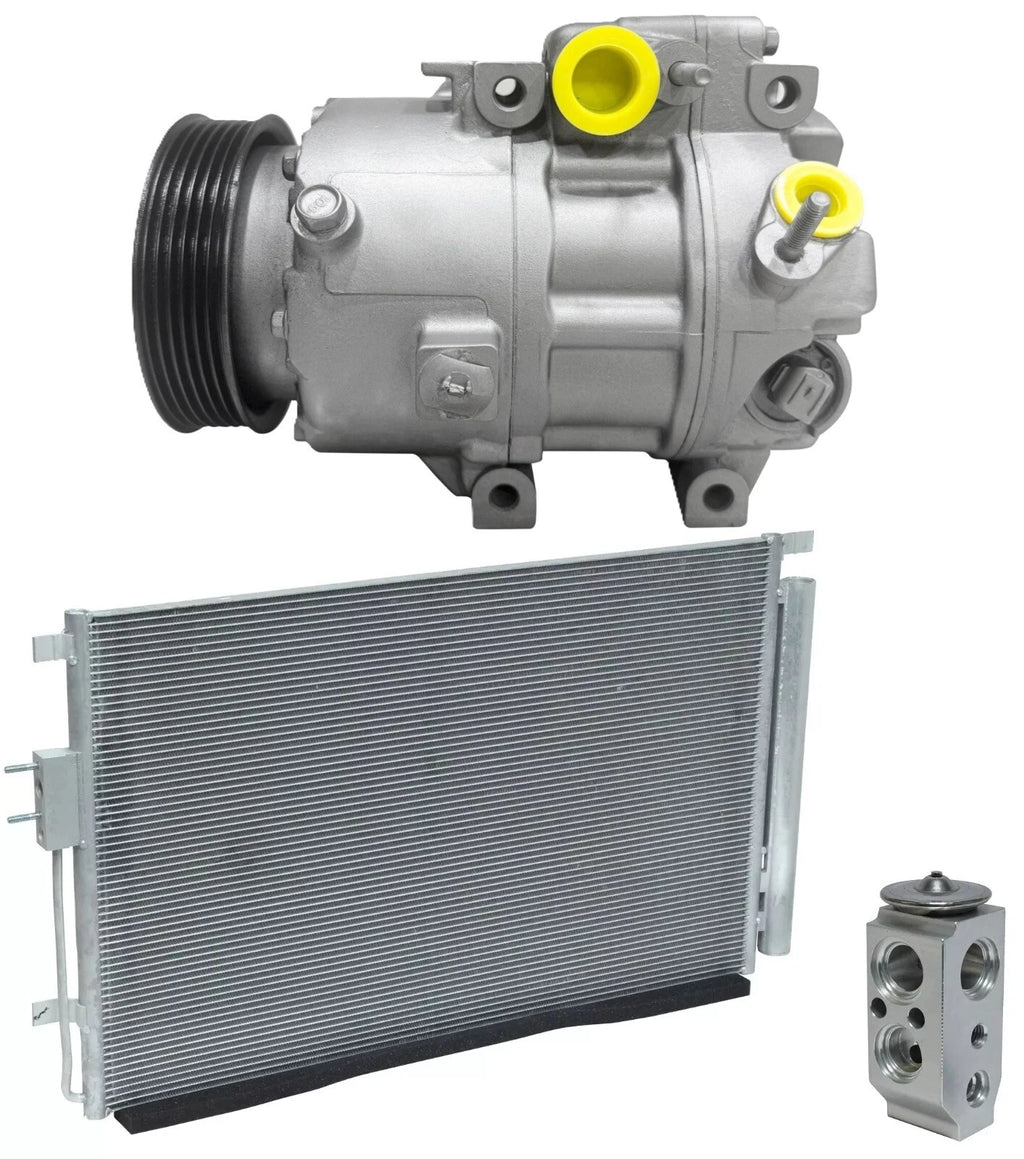AC Compressor Kit With Condenser for Kia Sorento 3.3L (2017–2019)