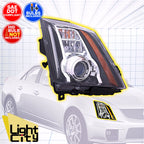 HID Headlight for Cadillac CTS-V (2009–2014) Passenger Side w/LED DRL RH