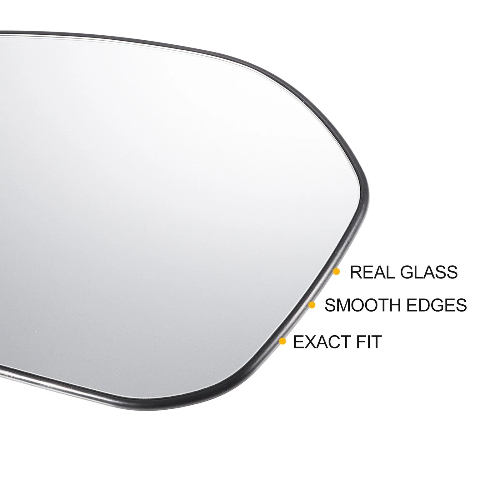 Left Side Heated White Mirror Glass for Honda Civic (2022–2024)