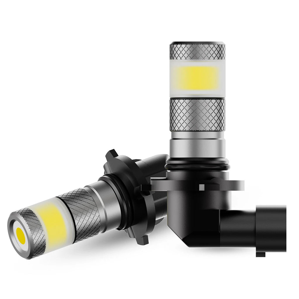 Set of 4 LED Fog Light Bulbs 9005 9006 H11 H7 6500K for Universal Fit
