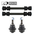 Set of 4 Front Sway Bar Links & Lower Ball Joints for Chevy GMC