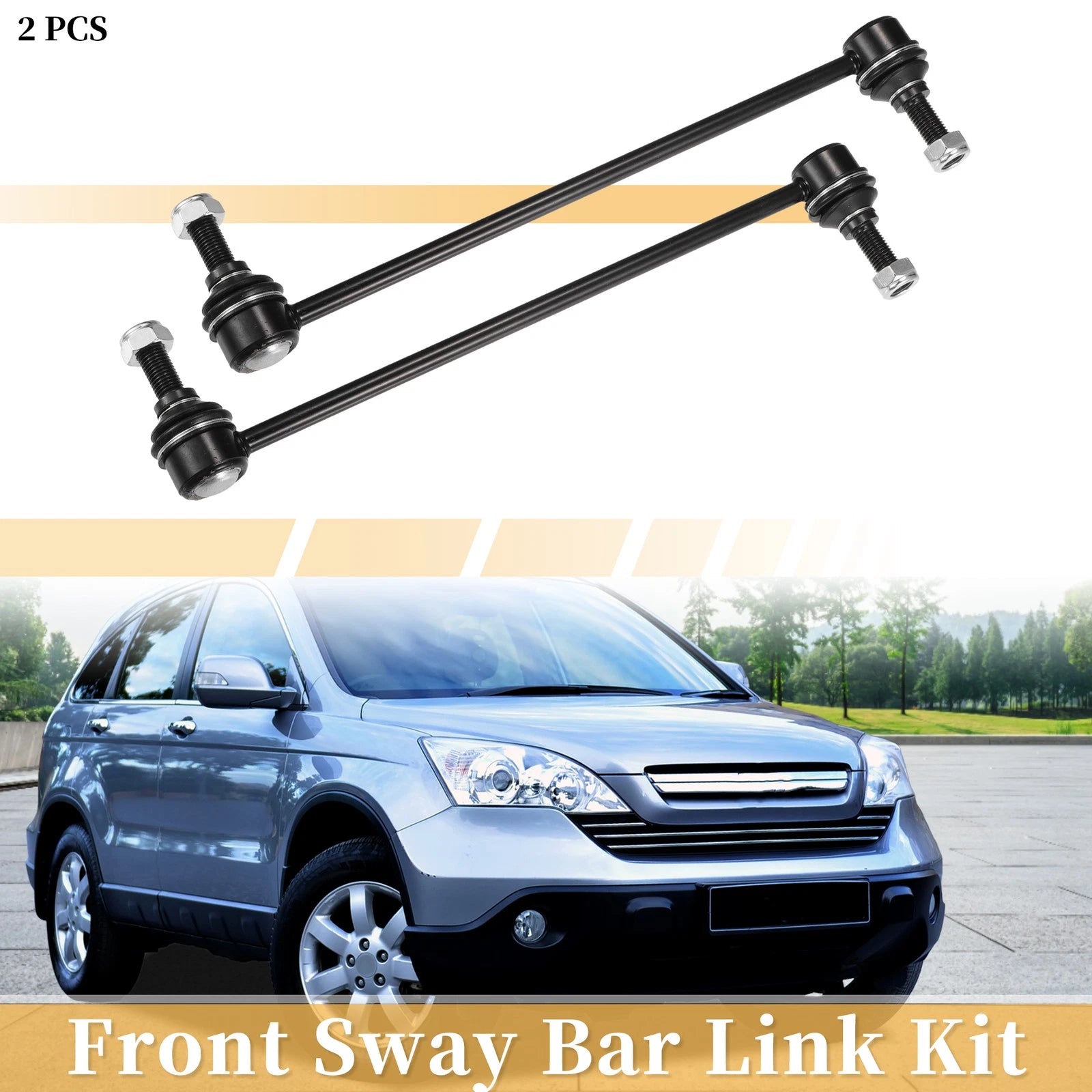 2X Front Stabilizer Sway Bar Link Kit for Acura MDX, Chevrolet Equinox