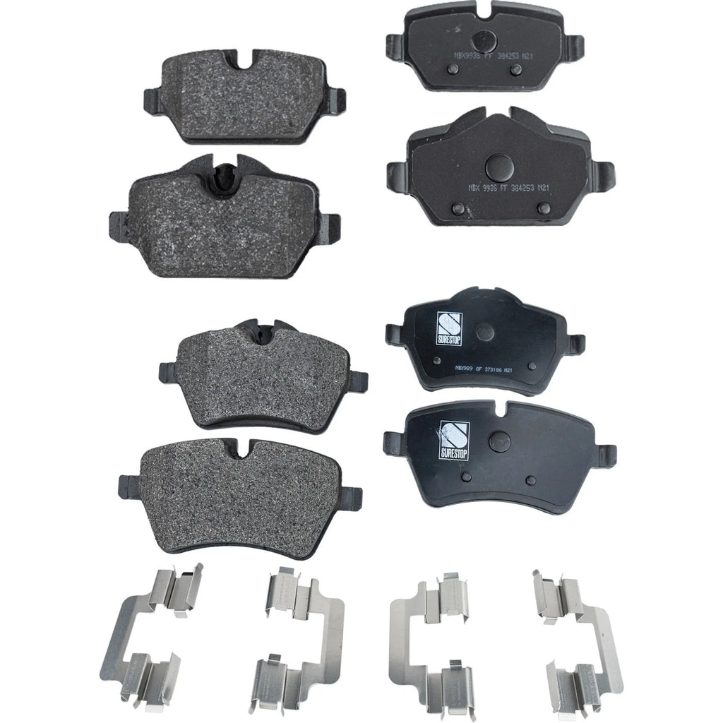 Set of 4 Ceramic Brake Pads for Mini Cooper Countryman (2011–2016)