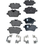 Set of 4 Ceramic Brake Pads for Mini Cooper Countryman (2011–2016)