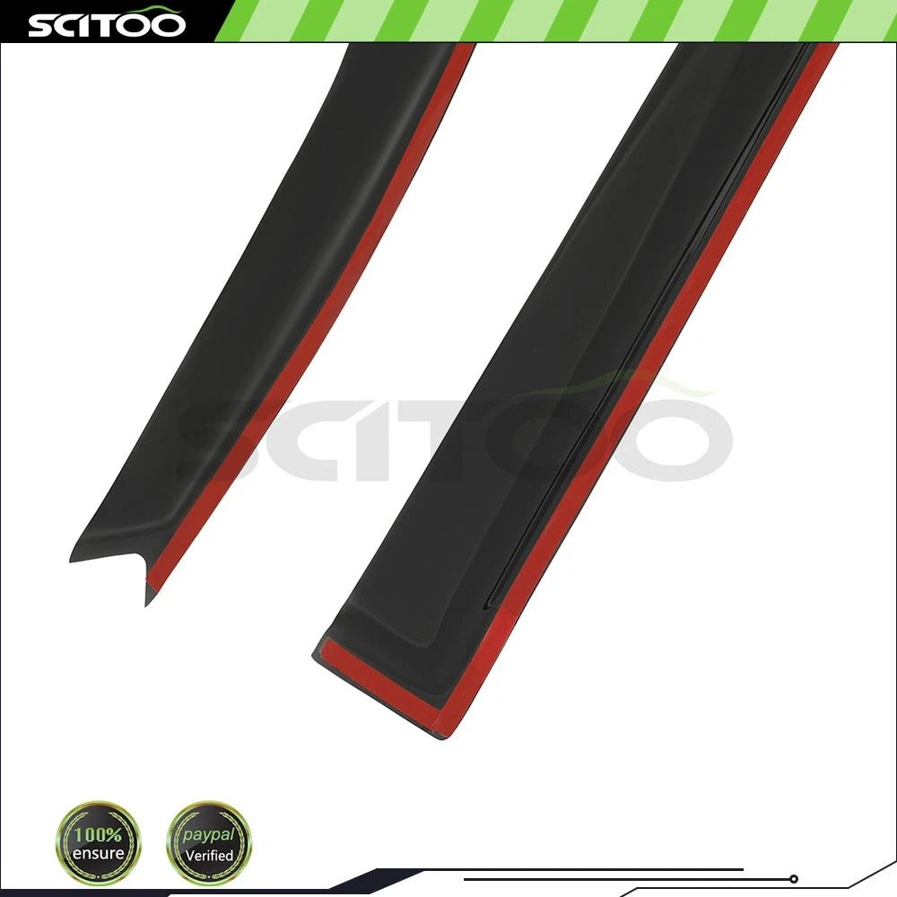 2X Tinted Window Visor Guard Vent for Scion TC (2011–2015)