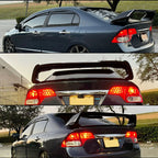 Mu Style Rear Trunk Spoiler Wing for Honda Civic 2006-2011