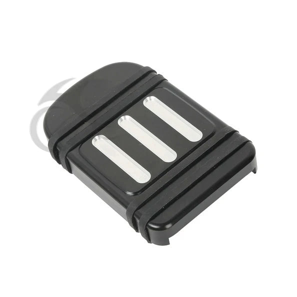 CNC Black Brake Pedal Pad Cover for Harley Dyna (2012–2016) Softail FXST (1986–2017)