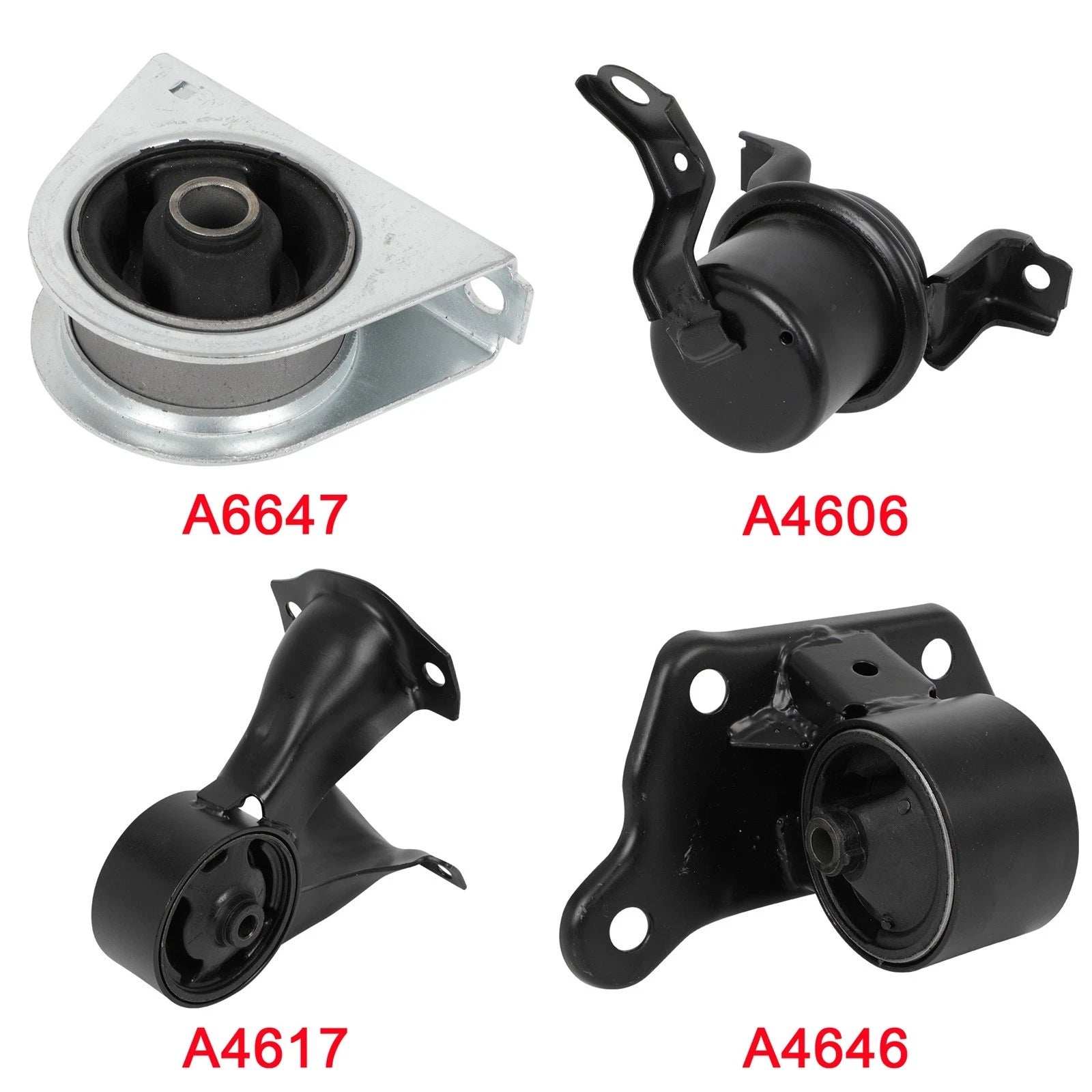 4X Engine Motor Mount & Trans for Mitsubishi Lancer (2002–2007)