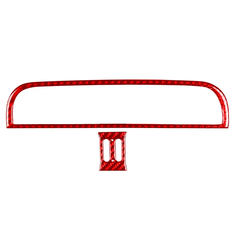 Center Console Air Vent Outlet Panel Cover Trim for Fiat 500 (2012–2015) Red