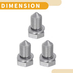 3X Oil Drain Plug Pan Thread Repair No.N90813202 for Audi A3 (2006–2016)
