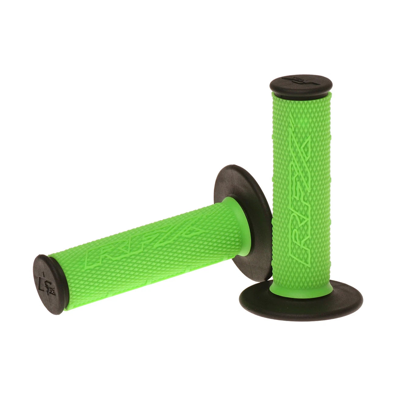 RFX Dual Compound Grips for Offroad Motorcycles (2023–2023) Green/Black Ends