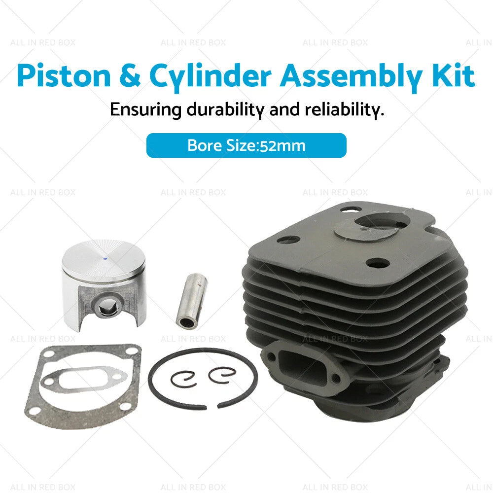 Piston & Cylinder Assembly Kit for Husqvarna 66 268 272 (52mm)