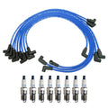 NGK 8mm Wire Set & Denso Platinum Spark Plug Kit for GMC Yukon (1992–1999)
