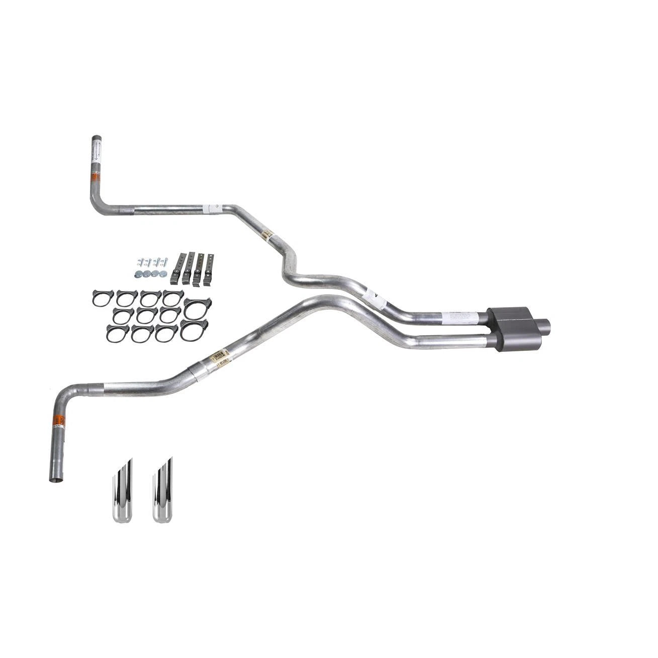 Dual Exhaust Muffler for Silverado 1999-2006 with Side Exit Tip