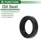 Oil Seal   - NBR Rubber 14x20x5mm High Pressure