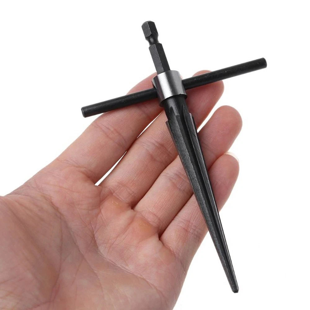3-13mm Hand Held Tapered Reamer T Handle 6 Flute Beveling Tool