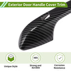 Exterior Door Handle Cover Trim for Kia Sorento MQ4 (2021–2025) Carbon Fiber Black