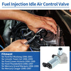 Idle Air Control Valve with Gasket for Ford Mustang (1996–2001) No.F6AZ9F715EA