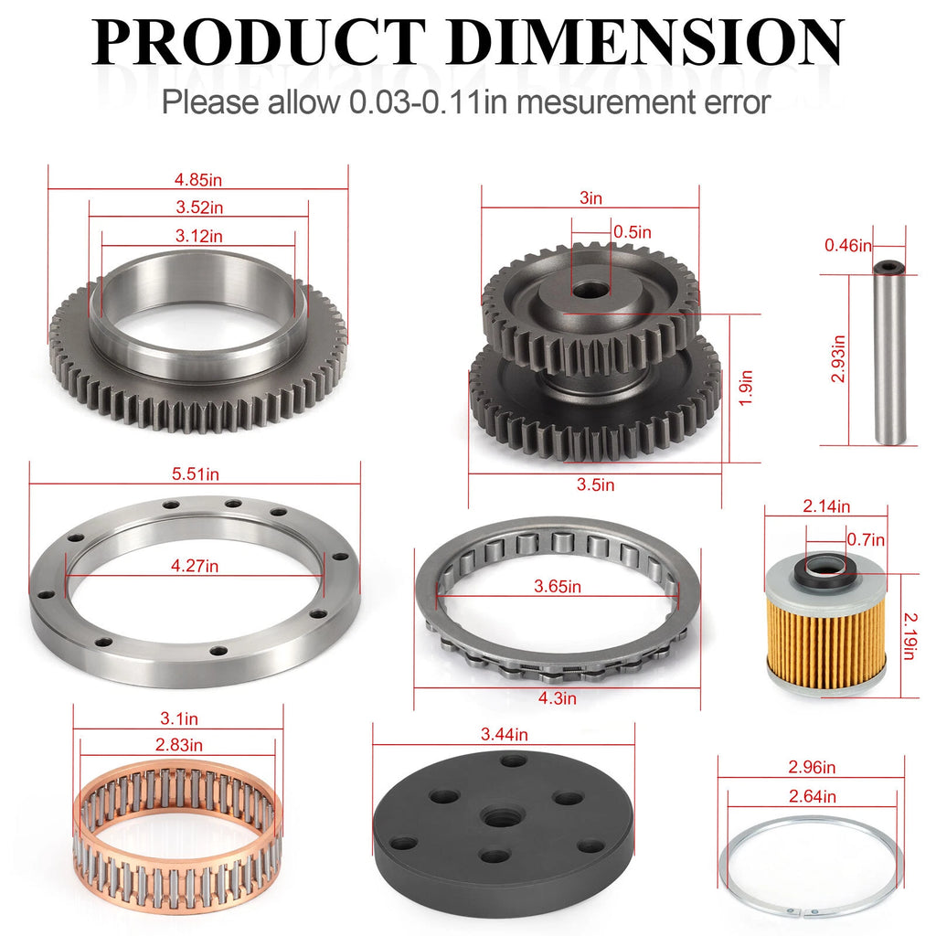 Starter Clutch Kit & Puller Tool for Yamaha V-Star 1100 (1999-2009)