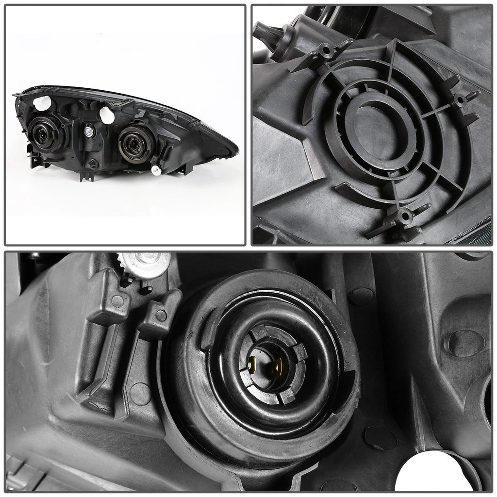 Pair of Smoked Housing Amber Corner Headlights for Acura RSX (2002–2004)