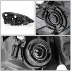 Pair of Smoked Housing Amber Corner Headlights for Acura RSX (2002–2004)