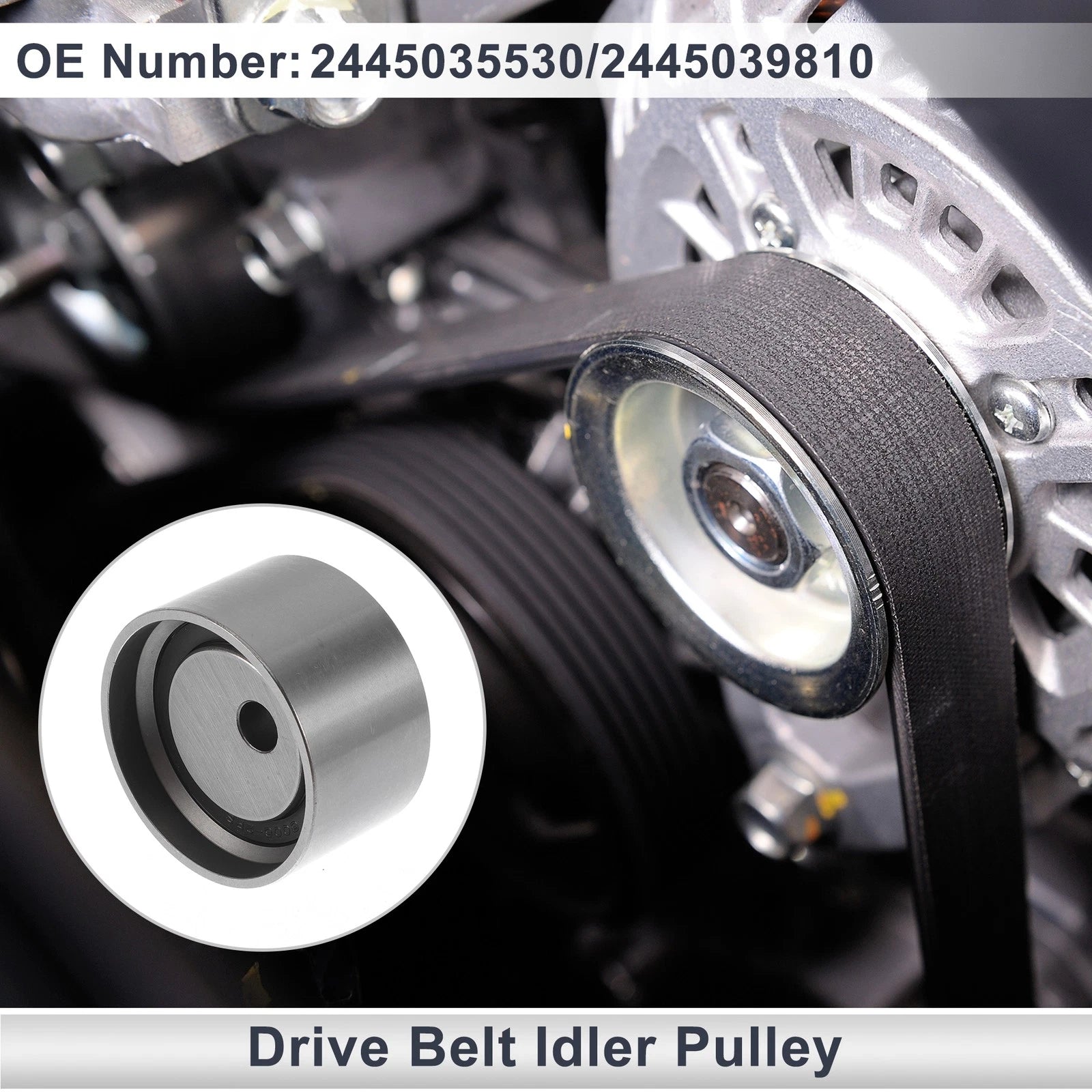 Drive Belt Idler Pulley for Chrysler Sebring (1995–2005) No. 2445035530