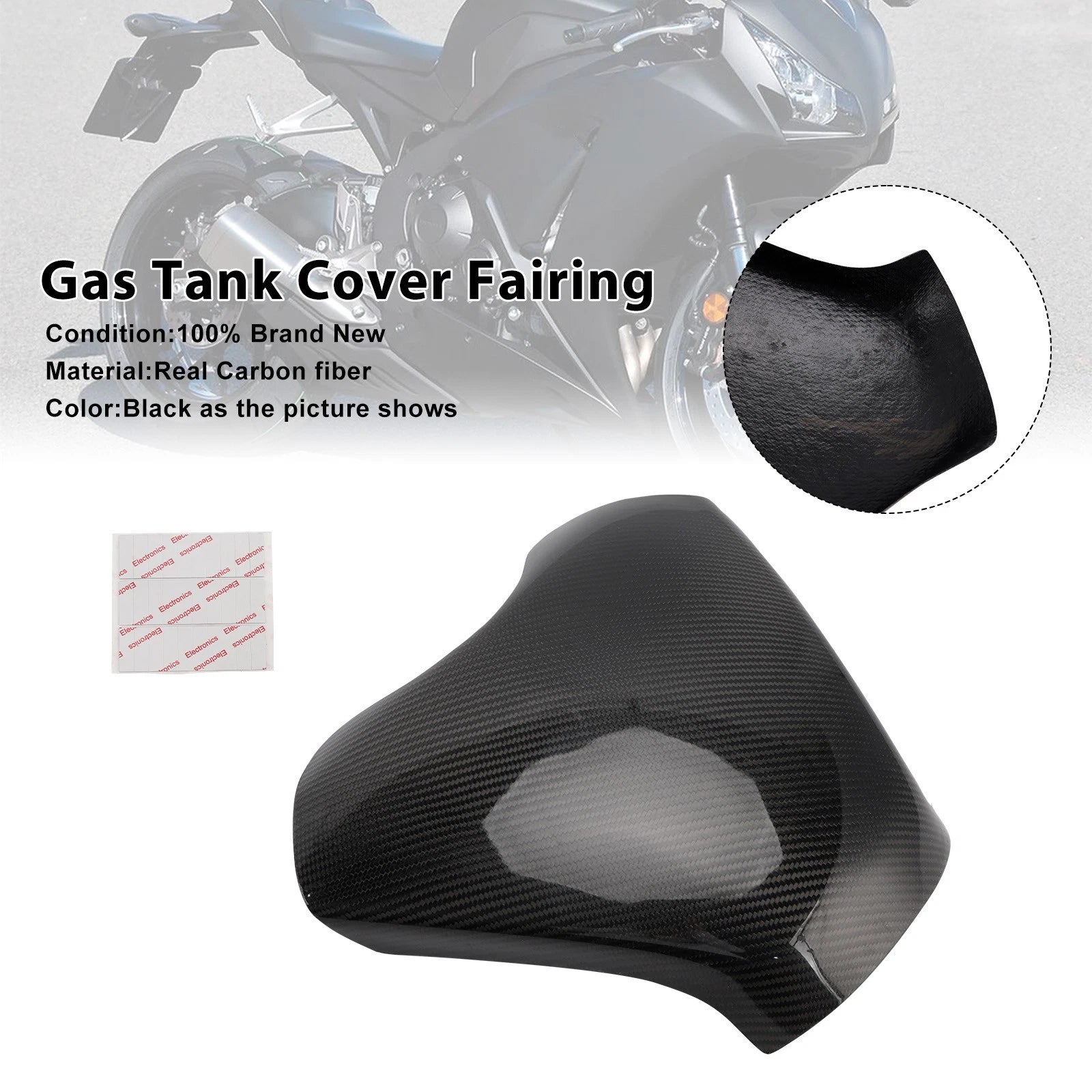 Carbon Fiber Tank Cover Fairing for Honda CBR1000RR (2012–2016)