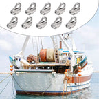 10X Stainless Steel Spring Snap Fending Hook for Marine Boat