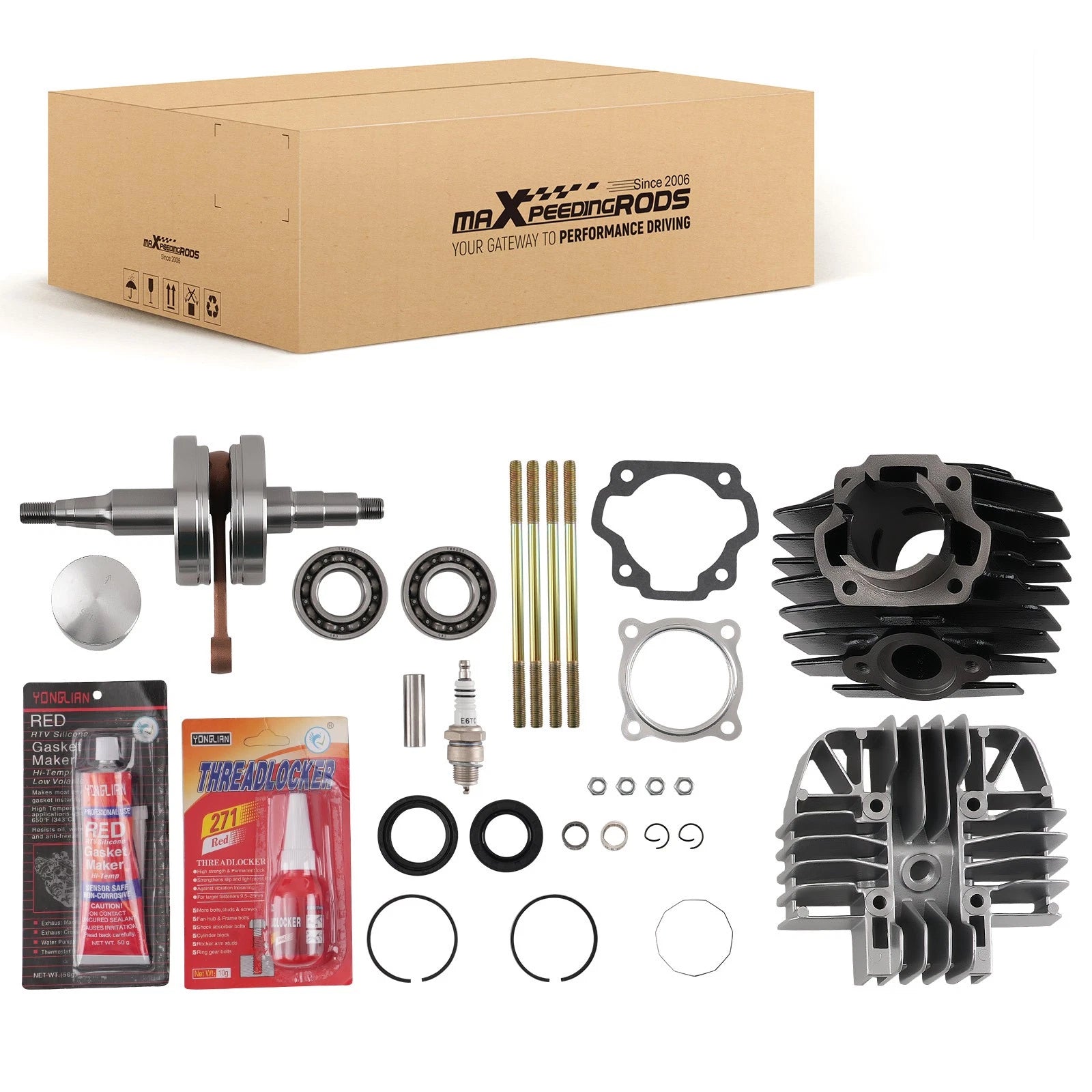 Cylinder Piston Head Rebuild Kit for Yamaha PW80 (1983–2006)