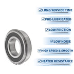 Deep Groove Ball Bearing 32x65x17mm for Scooter Skateboard (1 Pc)