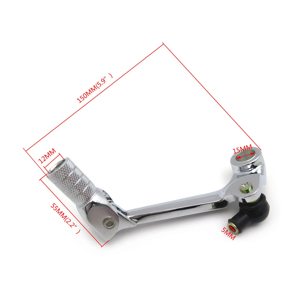 Chrome Foldable Rear Brake Pedal Foot Lever for Honda CBR 600 F4 F4i (1999–2006)