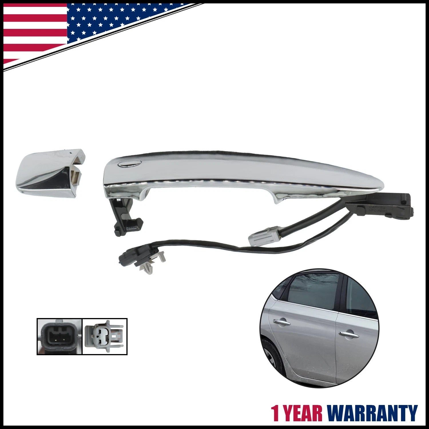 Front Right Side Door Handle for Nissan Sentra (2013–2018)