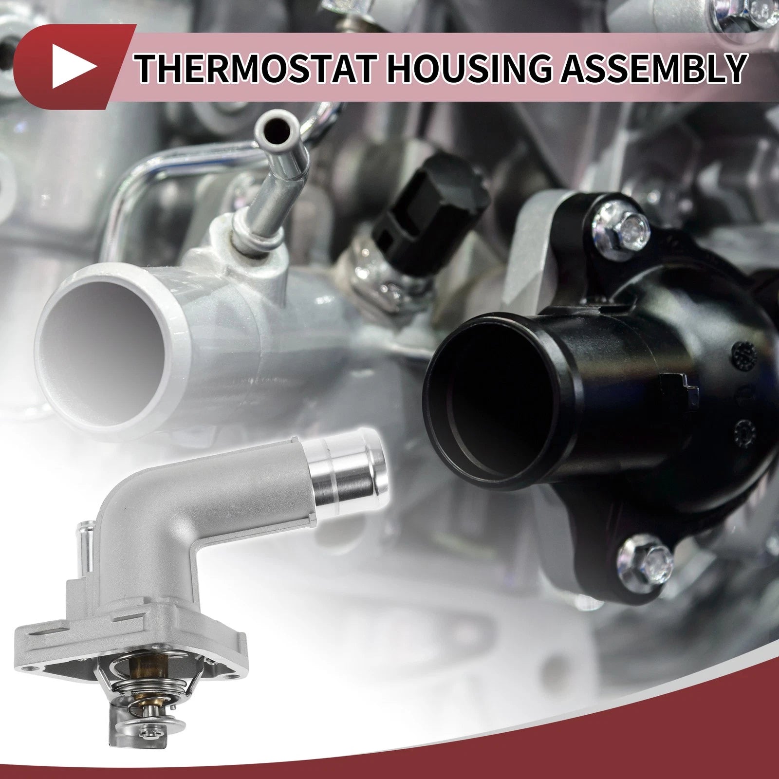 Engine Coolant Thermostat Housing Assembly for Nissan Quest (2004–2009)