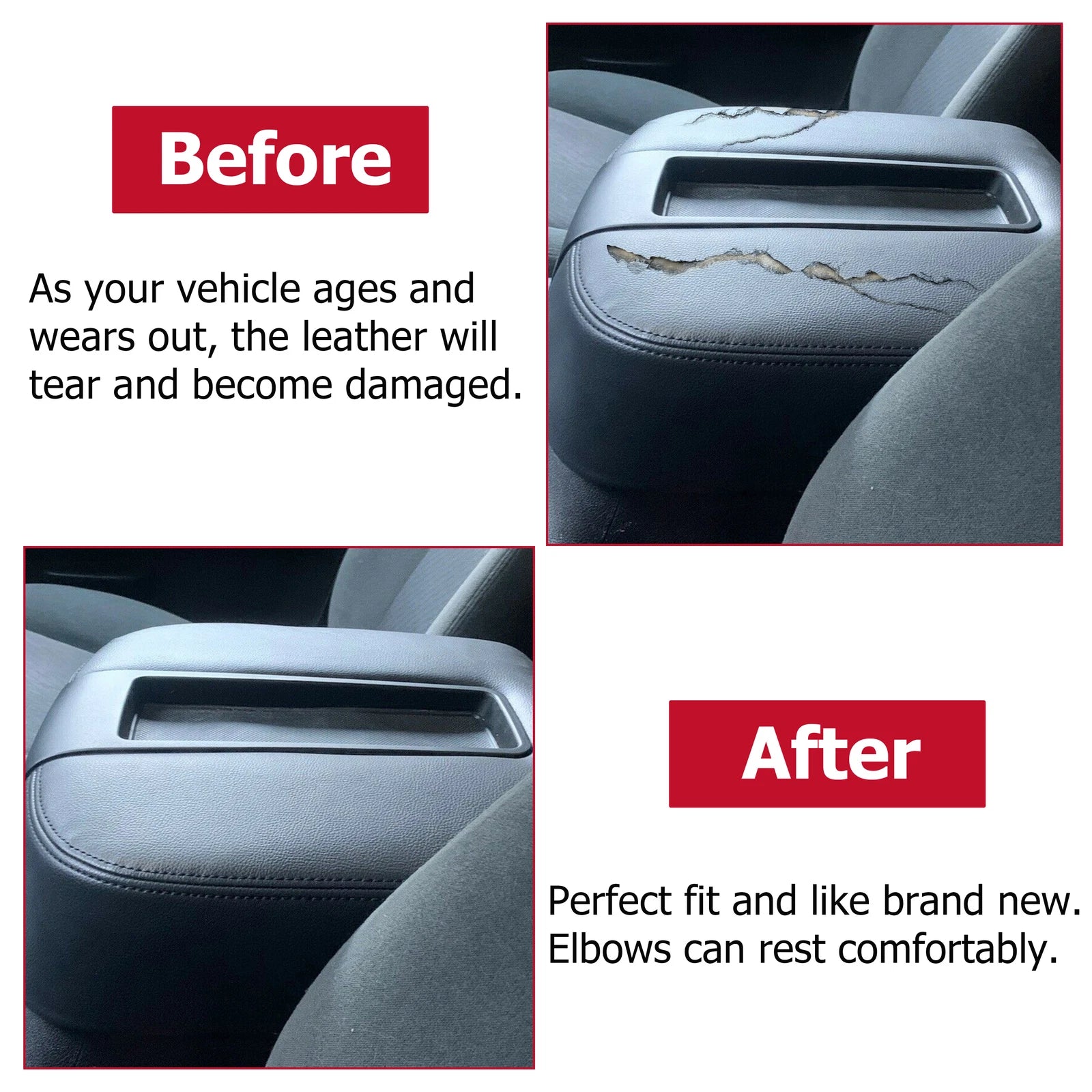 Front Center Console Armrest Lid Assembly for Chevy GMC Silverado Sierra (2007–2014)