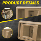 Set of 4 Door Handle Inner Left Right for Toyota Tacoma (1995–2000) Beige