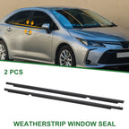 2X Rear Weatherstrip Window Seal No. 7574002150 for Toyota Corolla 