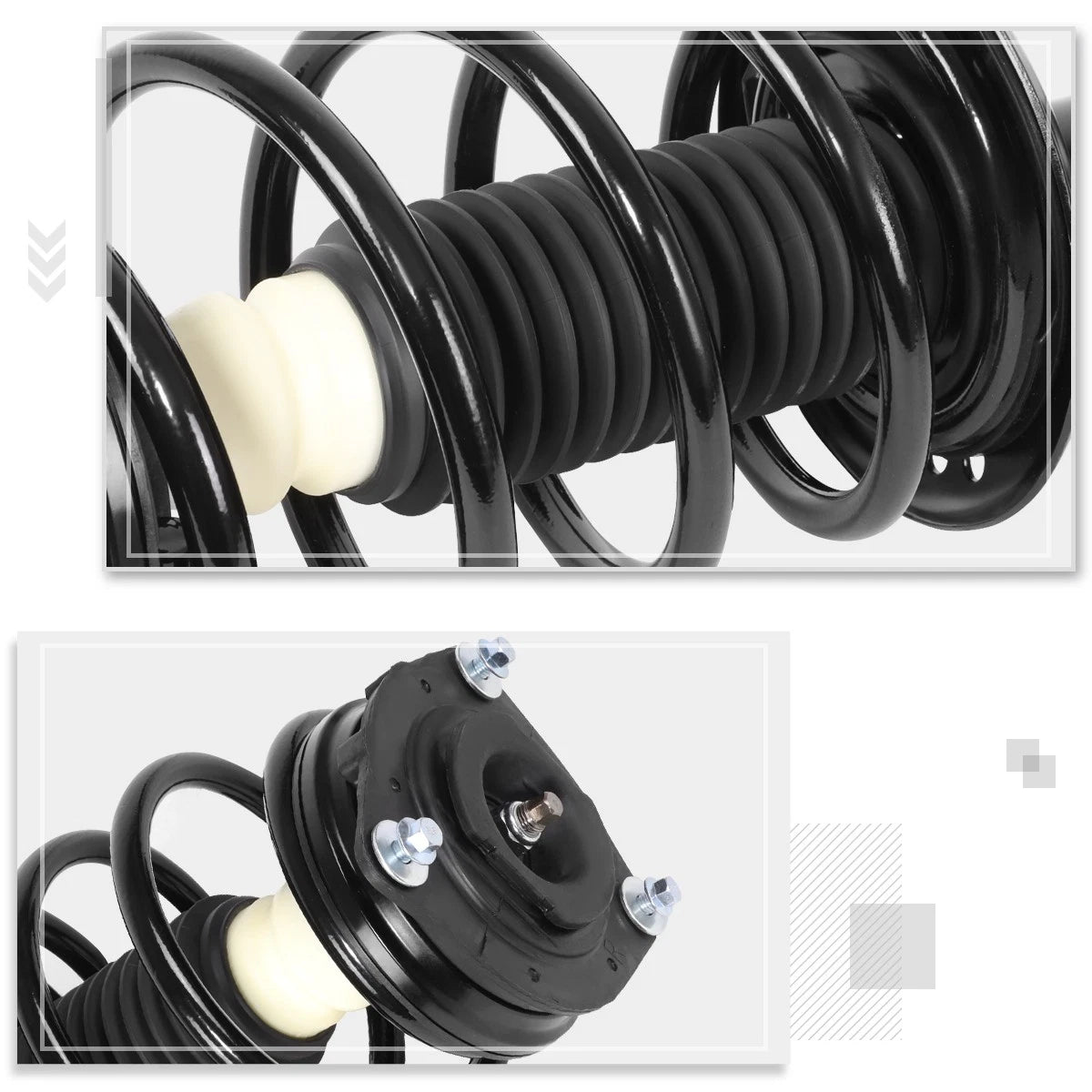 Complete Strut Assembly Set of 2 for Nissan Sentra (2007–2012)
