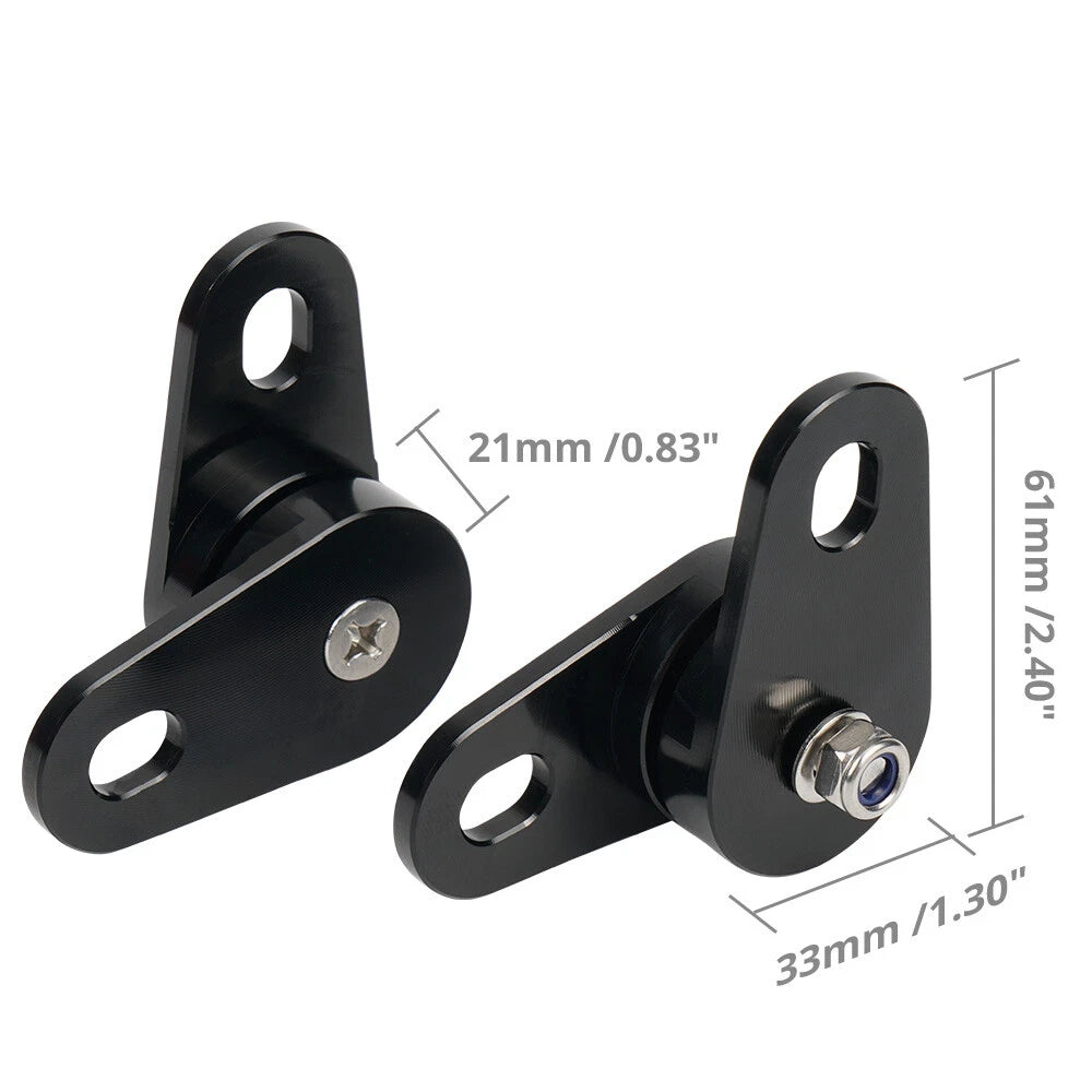 Adjustable Aluminum Muffler Pipe Mounts Hangers for Yamaha Banshee 350 (1987–2006)