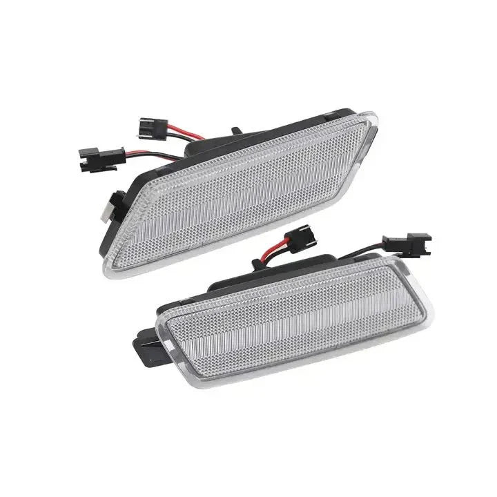 Clear Front Rear LED Side Marker Lights for Audi S7 RS7 (2012–2018)
