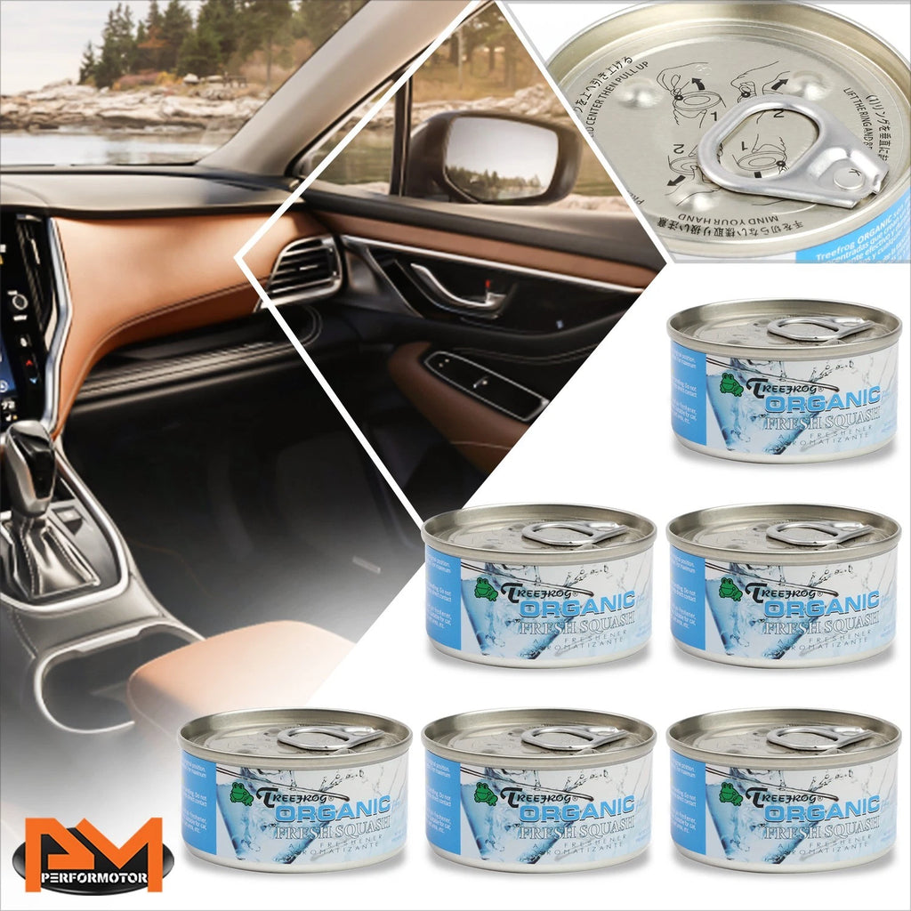 6x Treefrog Fresh Squash Air Freshener for Car (Room/Car)
