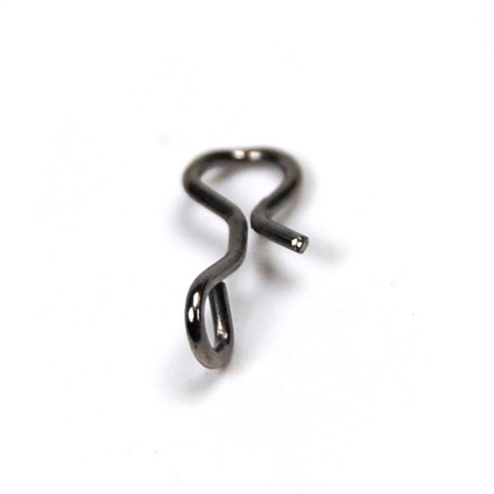 50 Pcs Fly Fishing Snap Hook for Lures (Small/Medium/Large)