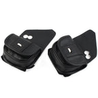 Black Dual Pouches Windshield Bags for Harley Touring Street Glide Special (2014-2023)