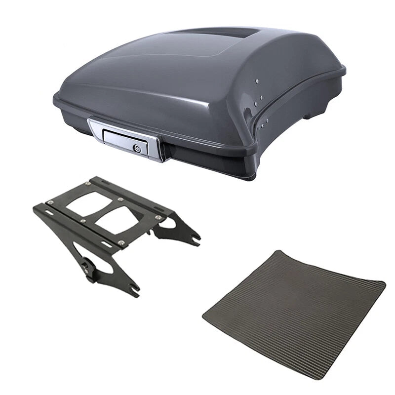 Trunk Mount Rack for Harley Touring Road King Glide (2014–2026) Gunship Gray