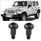 2Pcs Torx Soft Top Bow Roll Bar Bracket Mounting Screws for Jeep Wrangler (1997–2017)