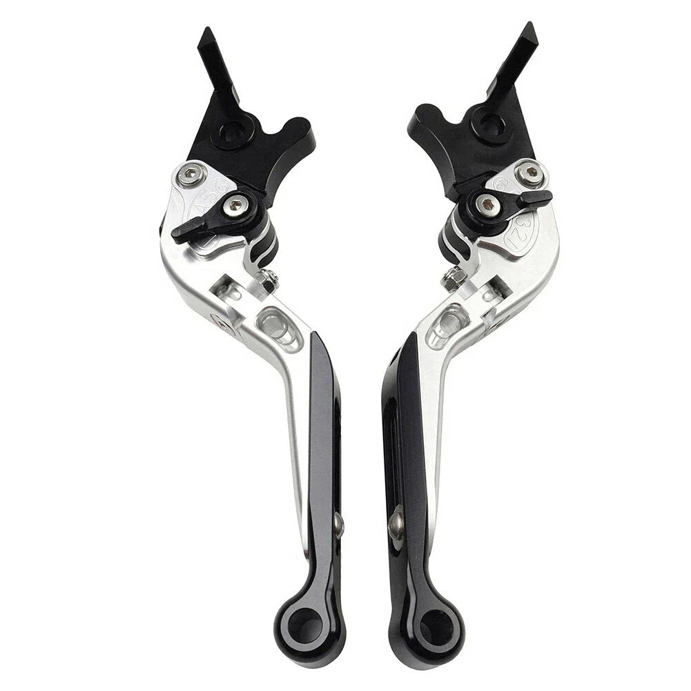 Silver Extendable Brake Clutch Levers for Honda CB1100, CB1300 (2013-2023)